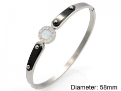 HY Wholesale Bangle Stainless Steel 316L Jewelry Bangle-HY0041B215