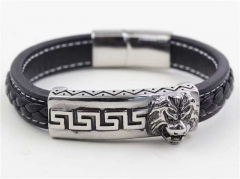 HY Wholesale Leather Bracelets Jewelry Popular Leather Bracelets-HY0129B121