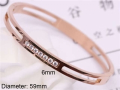 HY Wholesale Bangle Stainless Steel 316L Jewelry Bangle-HY0122B127