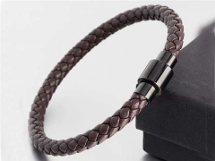 HY Wholesale Leather Bracelets Jewelry Popular Leather Bracelets-HY0133B049