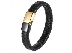 HY Wholesale Leather Bracelets Jewelry Popular Leather Bracelets-HY0130B220
