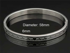 HY Wholesale Bangle Stainless Steel 316L Jewelry Bangle-HY0041B299