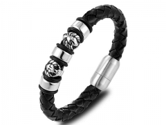 HY Wholesale Leather Bracelets Jewelry Popular Leather Bracelets-HY0120B161
