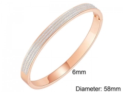 HY Wholesale Bangle Stainless Steel 316L Jewelry Bangle-HY0016D110