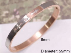 HY Wholesale Bangle Stainless Steel 316L Jewelry Bangle-HY0122B074