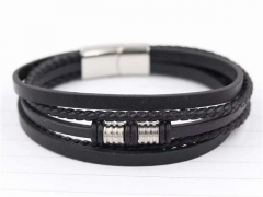 HY Wholesale Leather Bracelets Jewelry Popular Leather Bracelets-HY0129B131