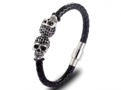 HY Wholesale Leather Bracelets Jewelry Popular Leather Bracelets-HY0120B101