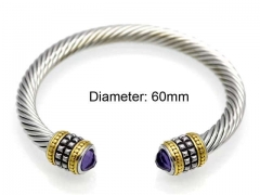 HY Wholesale Bangle Stainless Steel 316L Jewelry Bangle-HY0041B122