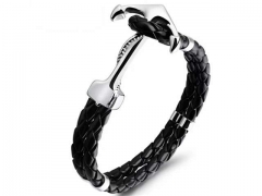 HY Wholesale Leather Bracelets Jewelry Popular Leather Bracelets-HY0135B132