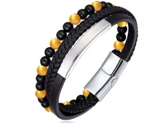 HY Wholesale Leather Bracelets Jewelry Popular Leather Bracelets-HY0136B105