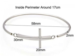 HY Wholesale Bangle Stainless Steel 316L Jewelry Bangle-HY0041B264