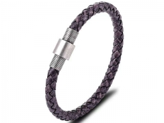 HY Wholesale Leather Bracelets Jewelry Popular Leather Bracelets-HY0130B010