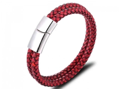 HY Wholesale Leather Bracelets Jewelry Popular Leather Bracelets-HY0130B365