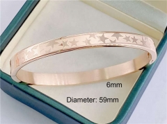 HY Wholesale Bangle Stainless Steel 316L Jewelry Bangle-HY0122B382