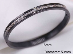HY Wholesale Bangle Stainless Steel 316L Jewelry Bangle-HY0122B315