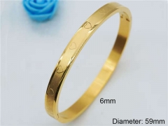 HY Wholesale Bangle Stainless Steel 316L Jewelry Bangle-HY0122B473