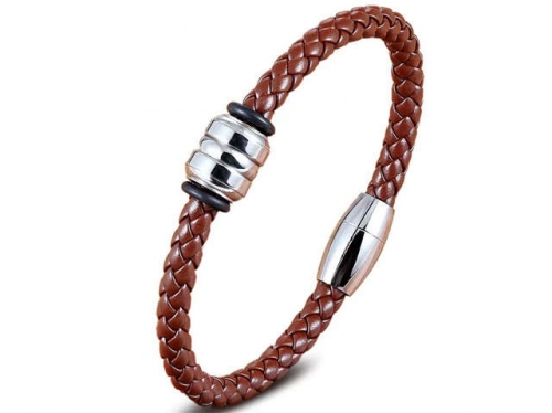 HY Wholesale Leather Bracelets Jewelry Popular Leather Bracelets-HY0130B201