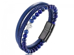HY Wholesale Leather Bracelets Jewelry Popular Leather Bracelets-HY0136B130