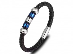 HY Wholesale Leather Bracelets Jewelry Popular Leather Bracelets-HY0120B279