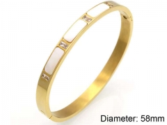 HY Wholesale Bangle Stainless Steel 316L Jewelry Bangle-HY0041B143