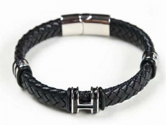HY Wholesale Leather Bracelets Jewelry Popular Leather Bracelets-HY0129B169