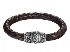 HY Wholesale Leather Bracelets Jewelry Popular Leather Bracelets-HY0120B253