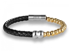 HY Wholesale Leather Bracelets Jewelry Popular Leather Bracelets-HY0135B118