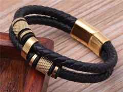 HY Wholesale Leather Bracelets Jewelry Popular Leather Bracelets-HY0137B129