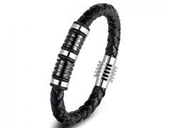 HY Wholesale Leather Bracelets Jewelry Popular Leather Bracelets-HY0130B276