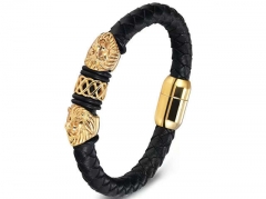 HY Wholesale Leather Bracelets Jewelry Popular Leather Bracelets-HY0130B313
