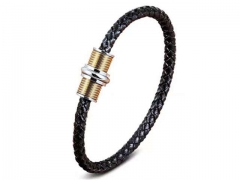 HY Wholesale Leather Bracelets Jewelry Popular Leather Bracelets-HY0130B274