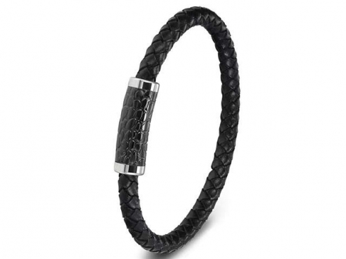 HY Wholesale Leather Bracelets Jewelry Popular Leather Bracelets-HY0130B232