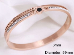 HY Wholesale Bangle Stainless Steel 316L Jewelry Bangle-HY0122B262