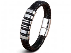 HY Wholesale Leather Bracelets Jewelry Popular Leather Bracelets-HY0130B134