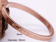 HY Wholesale Bangle Stainless Steel 316L Jewelry Bangle-HY0122B459