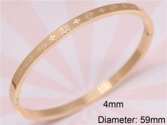 HY Wholesale Bangle Stainless Steel 316L Jewelry Bangle-HY0122B068