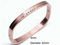 HY Wholesale Bangle Stainless Steel 316L Jewelry Bangle-HY0122B342