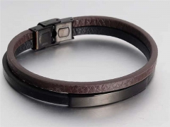 HY Wholesale Leather Bracelets Jewelry Popular Leather Bracelets-HY0133B243