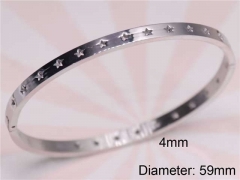 HY Wholesale Bangle Stainless Steel 316L Jewelry Bangle-HY0122B070