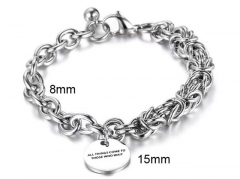 HY Wholesale Bracelets Jewelry 316L Stainless Steel Jewelry Bracelets-HY0132B127
