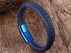 HY Wholesale Leather Bracelets Jewelry Popular Leather Bracelets-HY0137B020