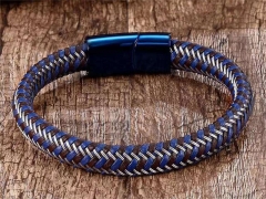 HY Wholesale Leather Bracelets Jewelry Popular Leather Bracelets-HY0137B076