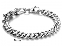 HY Wholesale Bracelets Jewelry 316L Stainless Steel Jewelry Bracelets-HY0132B093