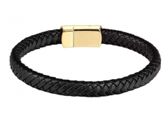 HY Wholesale Leather Bracelets Jewelry Popular Leather Bracelets-HY0120B031