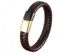 HY Wholesale Leather Bracelets Jewelry Popular Leather Bracelets-HY0130B221