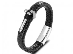HY Wholesale Leather Bracelets Jewelry Popular Leather Bracelets-HY0135B109
