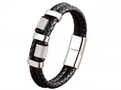 HY Wholesale Leather Bracelets Jewelry Popular Leather Bracelets-HY0130B425