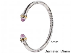 HY Wholesale Bangle Stainless Steel 316L Jewelry Bangle-HY0128B030