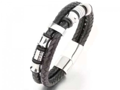 HY Wholesale Leather Bracelets Jewelry Popular Leather Bracelets-HY0120B027