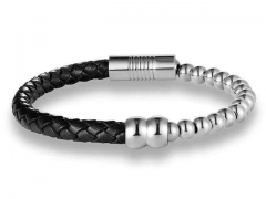 HY Wholesale Leather Bracelets Jewelry Popular Leather Bracelets-HY0135B119